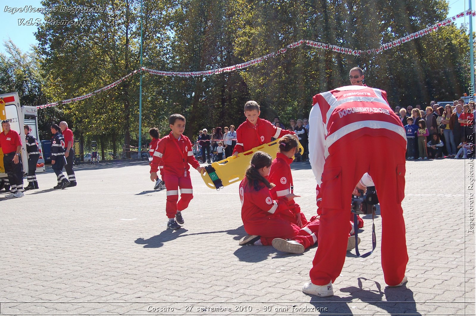 Cossato - 27 settembre 2010 - 30 anni fondazione -  Croce Rossa Italiana - Ispettorato Regionale Volontari del Soccorso Piemonte