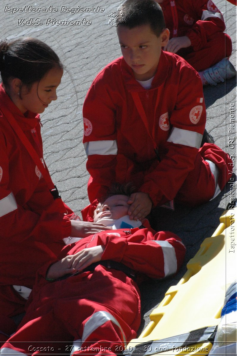 Cossato - 27 settembre 2010 - 30 anni fondazione -  Croce Rossa Italiana - Ispettorato Regionale Volontari del Soccorso Piemonte