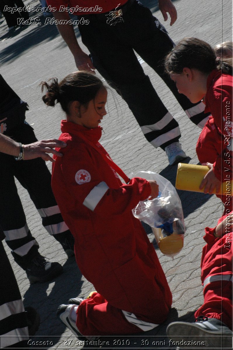 Cossato - 27 settembre 2010 - 30 anni fondazione -  Croce Rossa Italiana - Ispettorato Regionale Volontari del Soccorso Piemonte