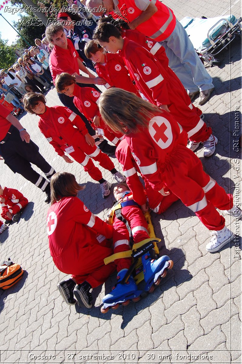 Cossato - 27 settembre 2010 - 30 anni fondazione -  Croce Rossa Italiana - Ispettorato Regionale Volontari del Soccorso Piemonte