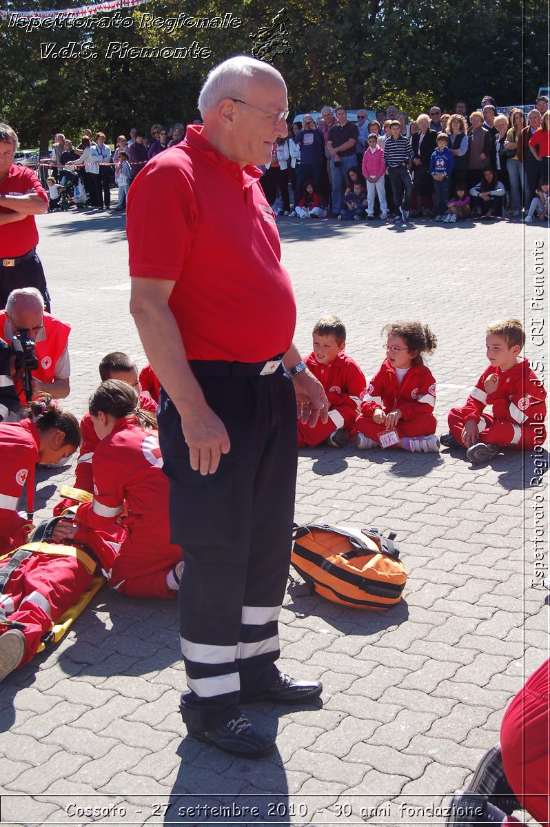 Cossato - 27 settembre 2010 - 30 anni fondazione -  Croce Rossa Italiana - Ispettorato Regionale Volontari del Soccorso Piemonte