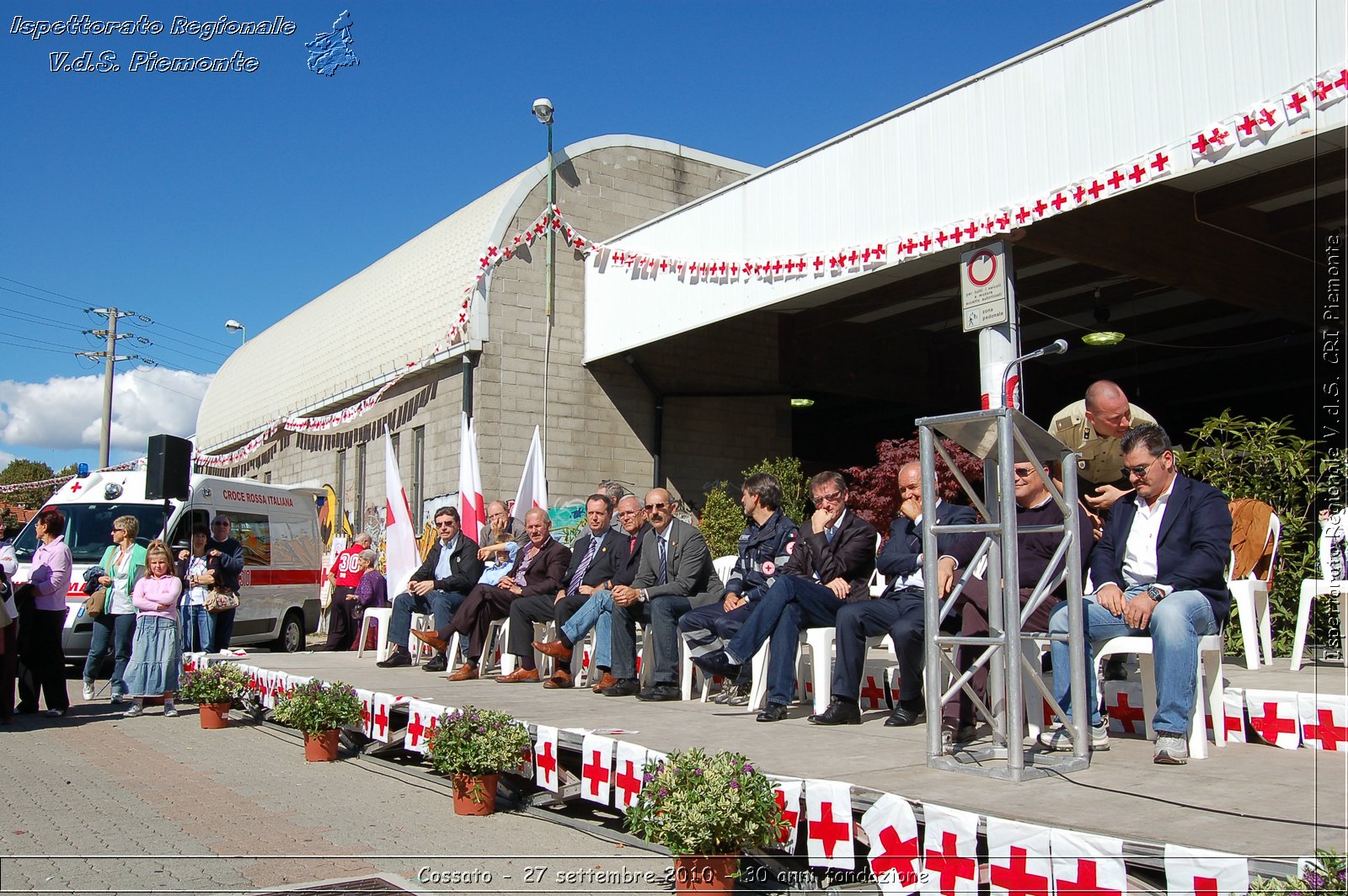 Cossato - 27 settembre 2010 - 30 anni fondazione -  Croce Rossa Italiana - Ispettorato Regionale Volontari del Soccorso Piemonte