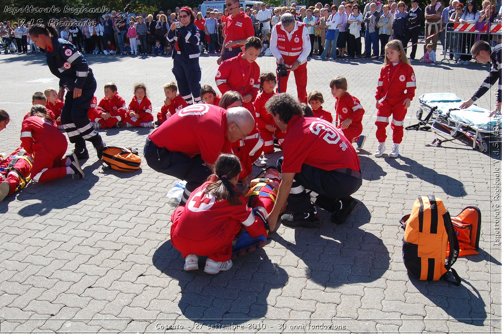 Cossato - 27 settembre 2010 - 30 anni fondazione -  Croce Rossa Italiana - Ispettorato Regionale Volontari del Soccorso Piemonte