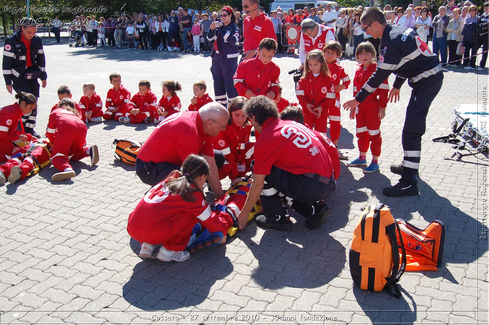 Cossato - 27 settembre 2010 - 30 anni fondazione -  Croce Rossa Italiana - Ispettorato Regionale Volontari del Soccorso Piemonte