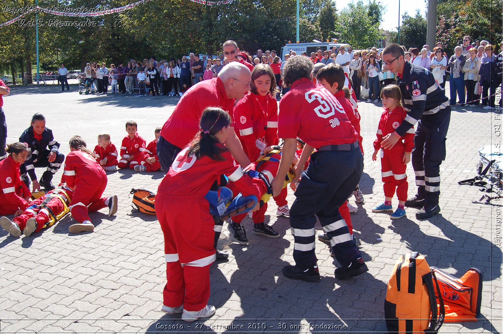 Cossato - 27 settembre 2010 - 30 anni fondazione -  Croce Rossa Italiana - Ispettorato Regionale Volontari del Soccorso Piemonte