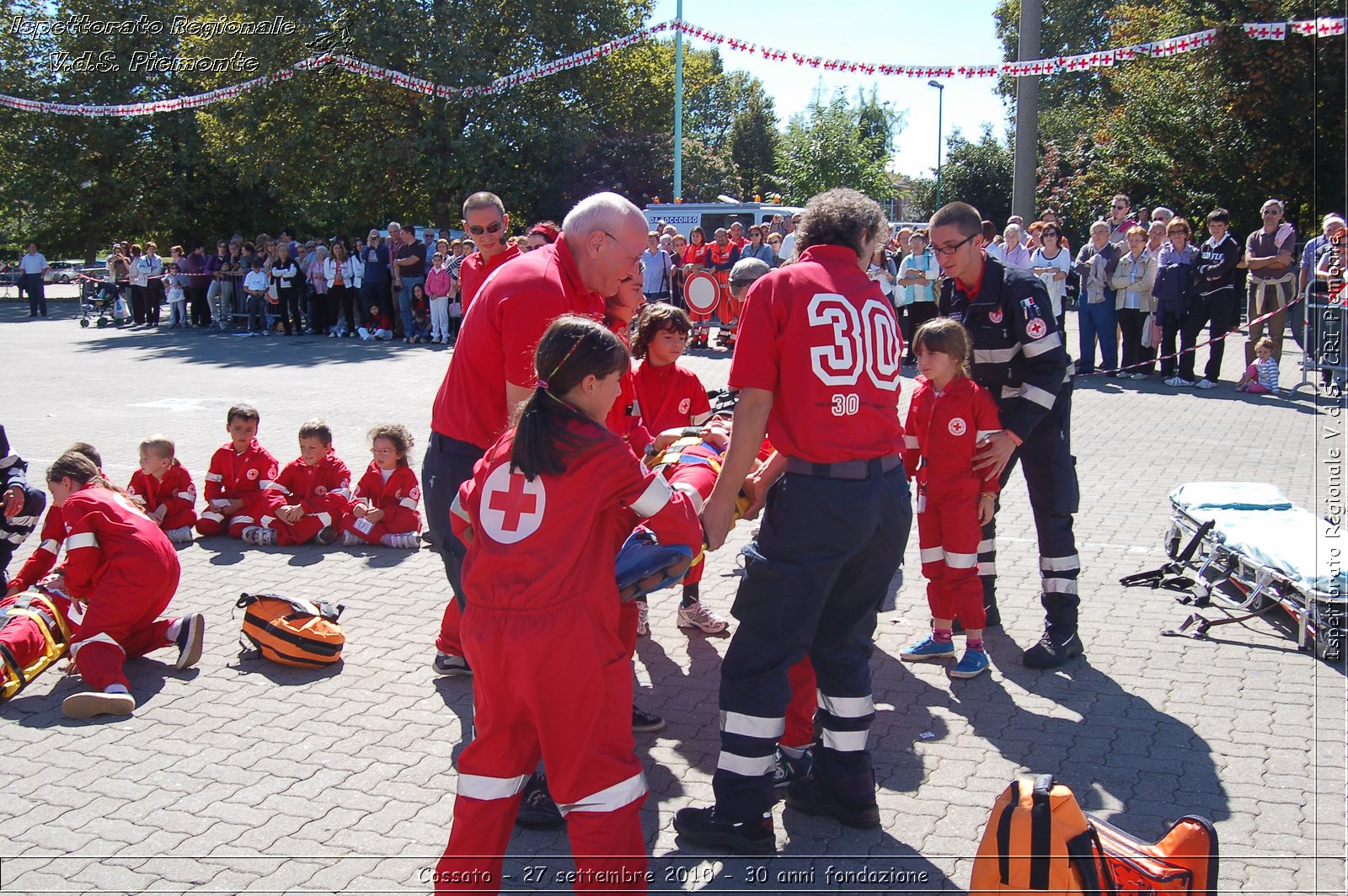 Cossato - 27 settembre 2010 - 30 anni fondazione -  Croce Rossa Italiana - Ispettorato Regionale Volontari del Soccorso Piemonte