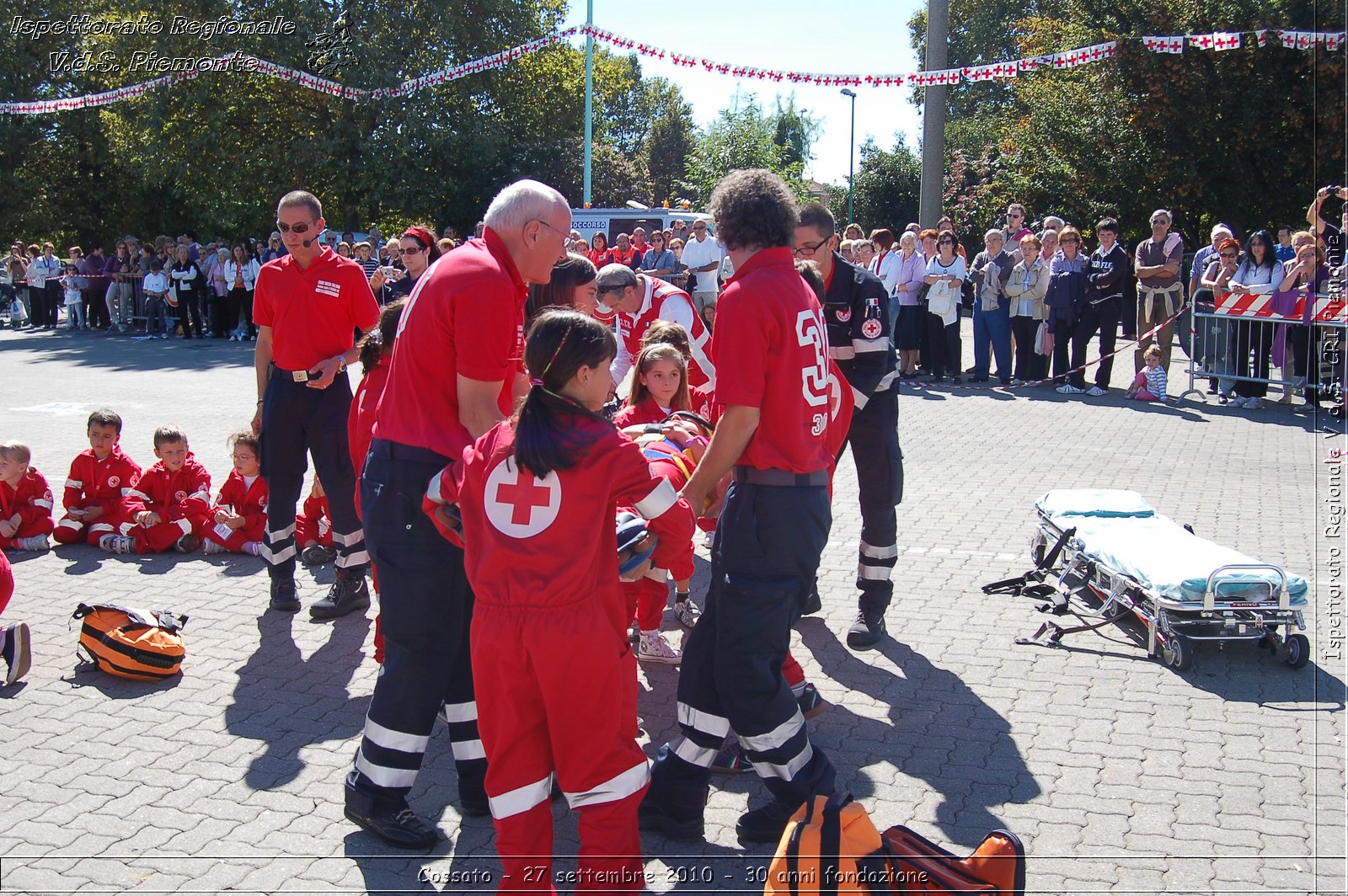 Cossato - 27 settembre 2010 - 30 anni fondazione -  Croce Rossa Italiana - Ispettorato Regionale Volontari del Soccorso Piemonte