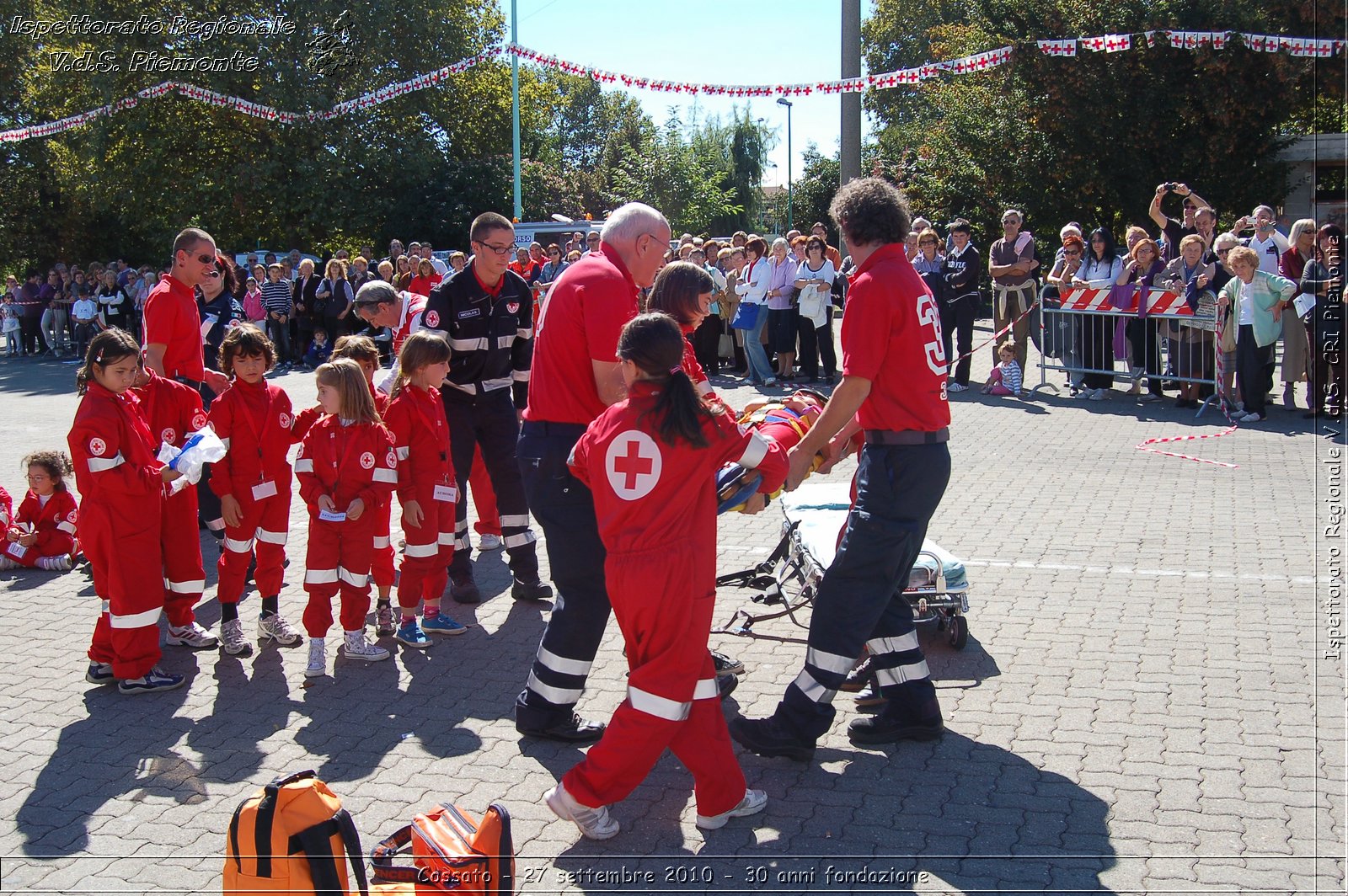 Cossato - 27 settembre 2010 - 30 anni fondazione -  Croce Rossa Italiana - Ispettorato Regionale Volontari del Soccorso Piemonte