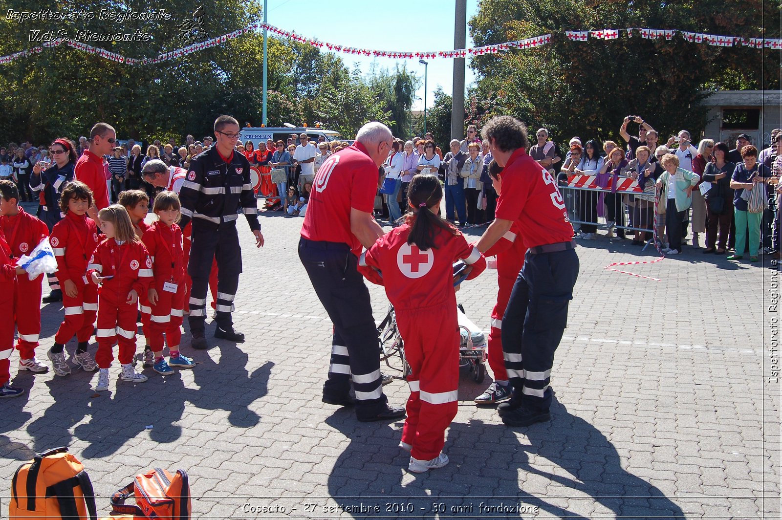 Cossato - 27 settembre 2010 - 30 anni fondazione -  Croce Rossa Italiana - Ispettorato Regionale Volontari del Soccorso Piemonte