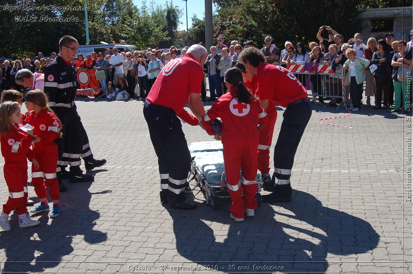 Cossato - 27 settembre 2010 - 30 anni fondazione -  Croce Rossa Italiana - Ispettorato Regionale Volontari del Soccorso Piemonte