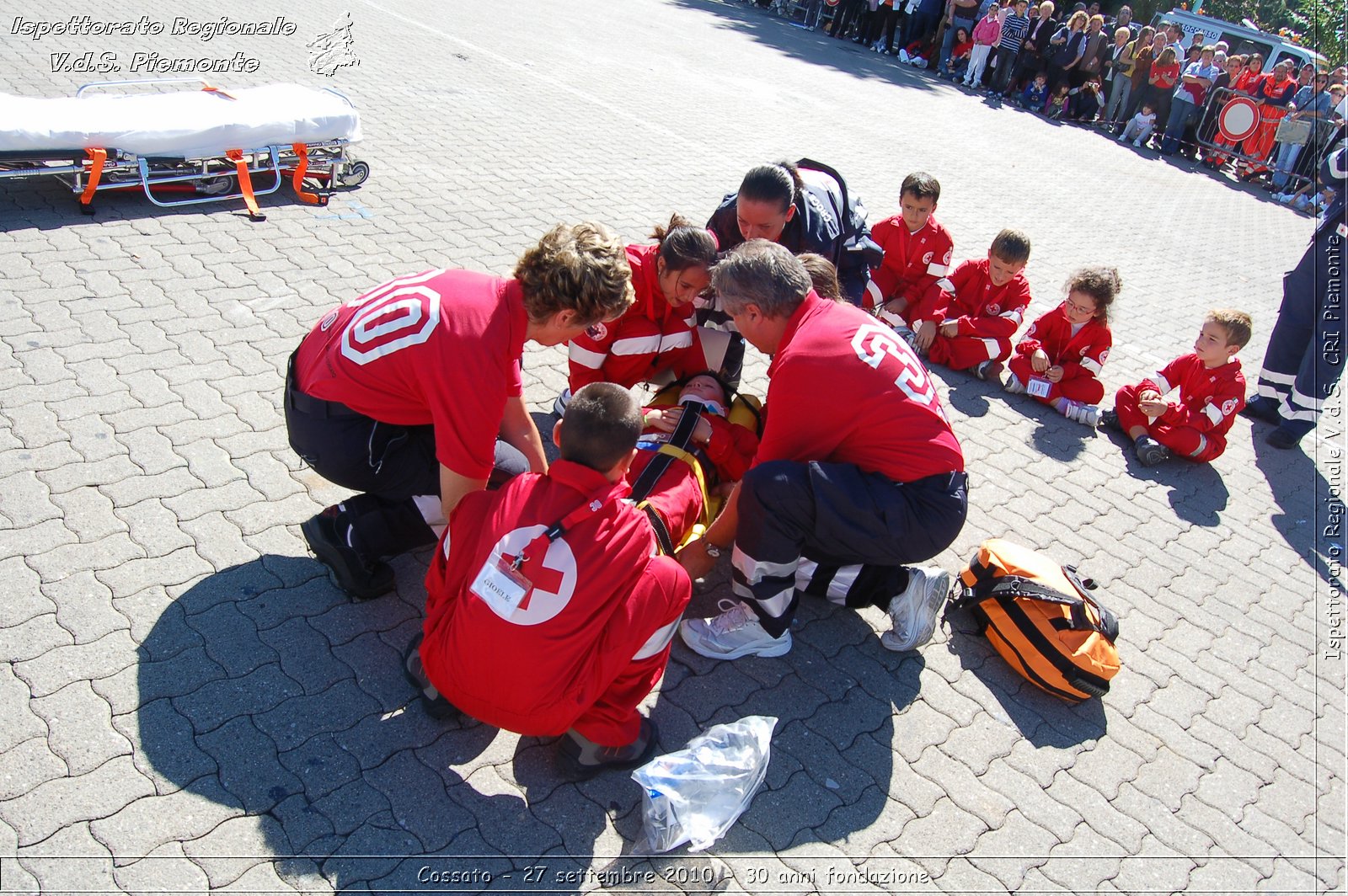 Cossato - 27 settembre 2010 - 30 anni fondazione -  Croce Rossa Italiana - Ispettorato Regionale Volontari del Soccorso Piemonte