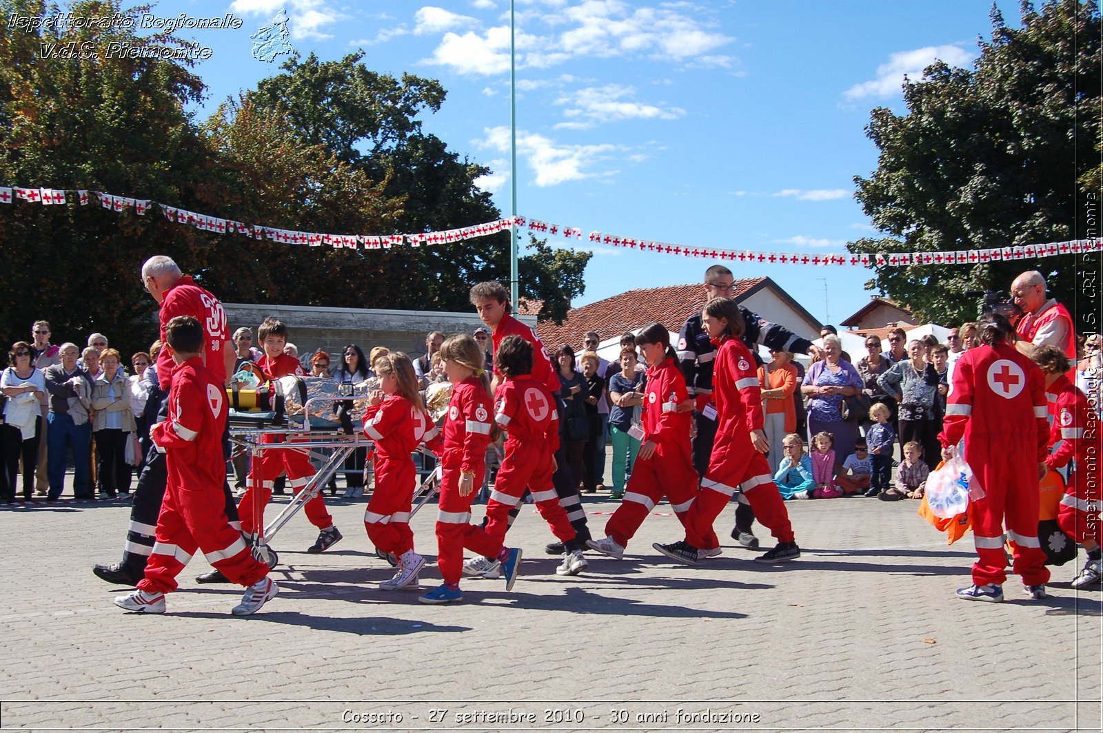 Cossato - 27 settembre 2010 - 30 anni fondazione -  Croce Rossa Italiana - Ispettorato Regionale Volontari del Soccorso Piemonte