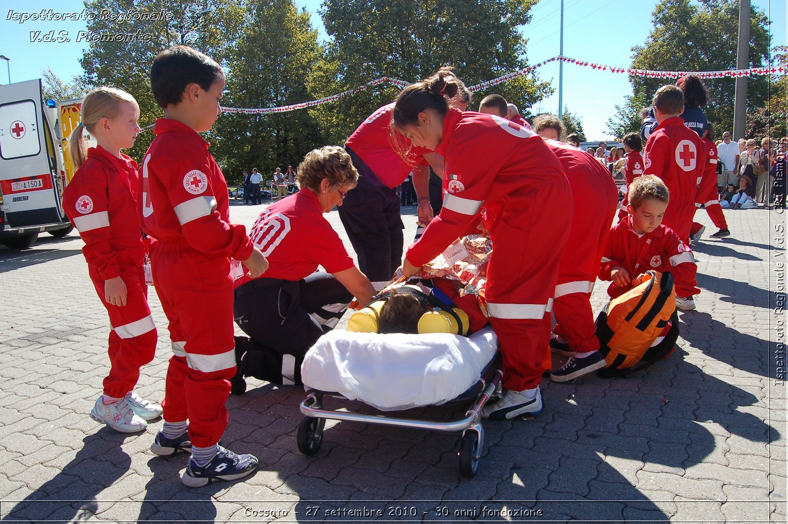 Cossato - 27 settembre 2010 - 30 anni fondazione -  Croce Rossa Italiana - Ispettorato Regionale Volontari del Soccorso Piemonte