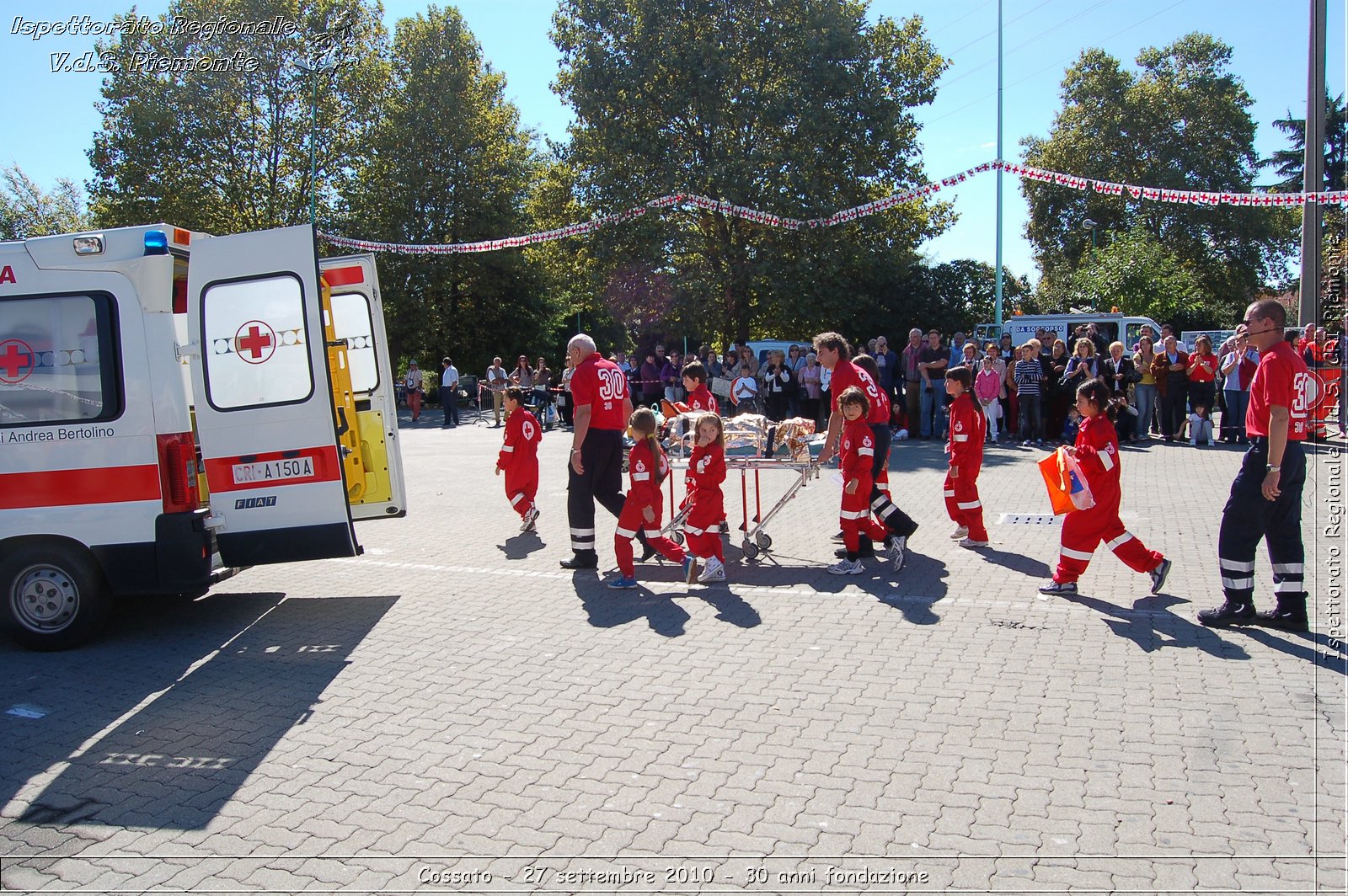 Cossato - 27 settembre 2010 - 30 anni fondazione -  Croce Rossa Italiana - Ispettorato Regionale Volontari del Soccorso Piemonte