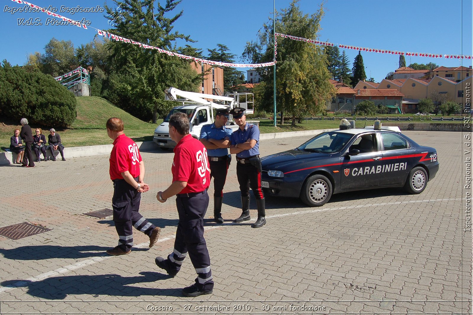 Cossato - 27 settembre 2010 - 30 anni fondazione -  Croce Rossa Italiana - Ispettorato Regionale Volontari del Soccorso Piemonte