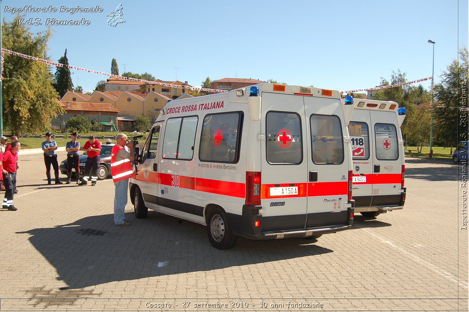 Cossato - 27 settembre 2010 - 30 anni fondazione -  Croce Rossa Italiana - Ispettorato Regionale Volontari del Soccorso Piemonte