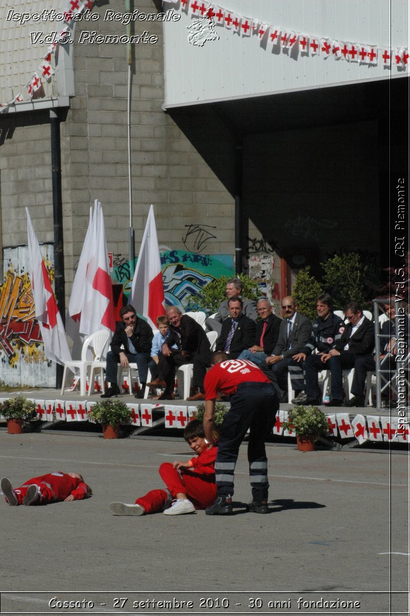 Cossato - 27 settembre 2010 - 30 anni fondazione -  Croce Rossa Italiana - Ispettorato Regionale Volontari del Soccorso Piemonte