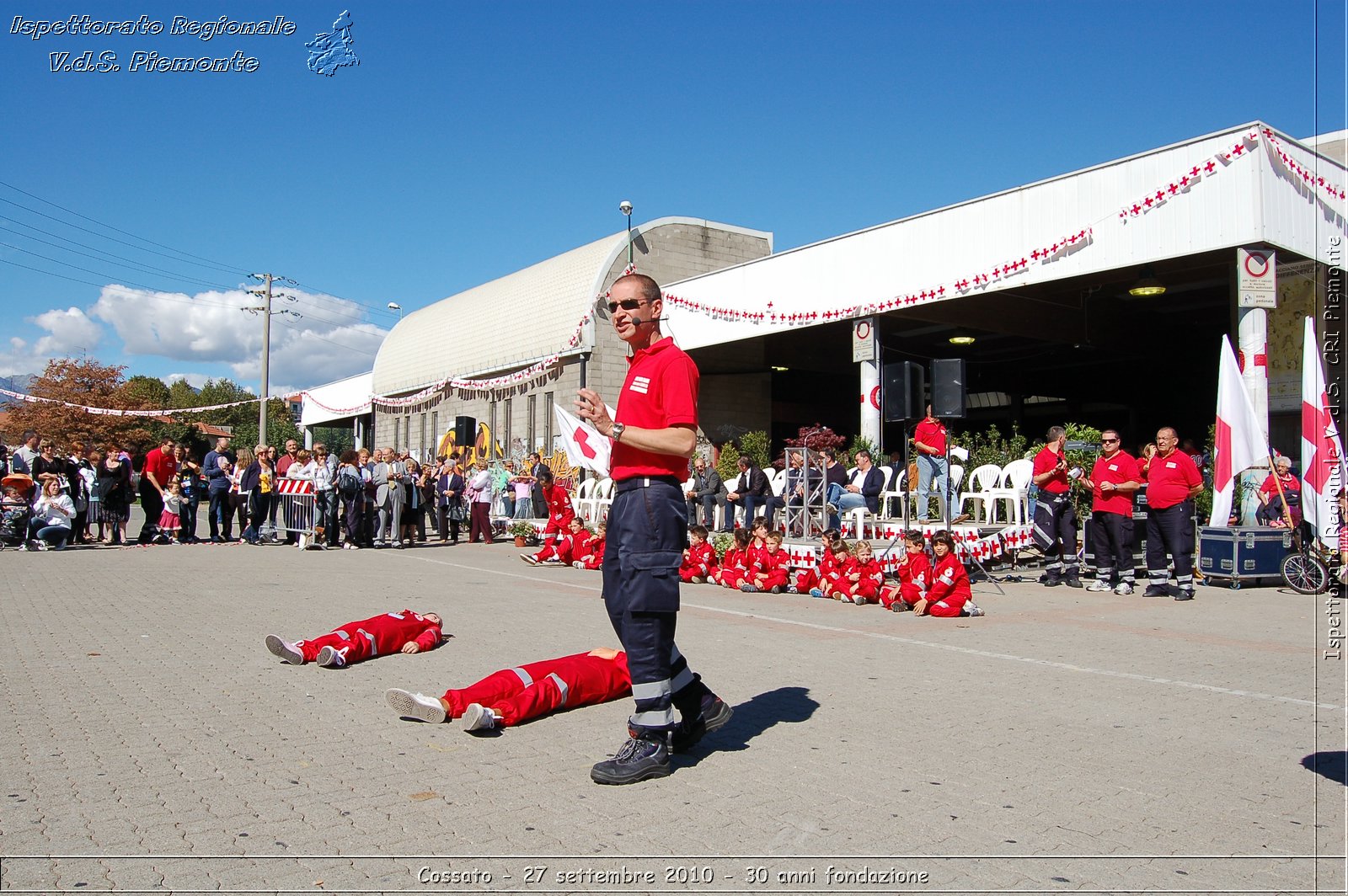 Cossato - 27 settembre 2010 - 30 anni fondazione -  Croce Rossa Italiana - Ispettorato Regionale Volontari del Soccorso Piemonte