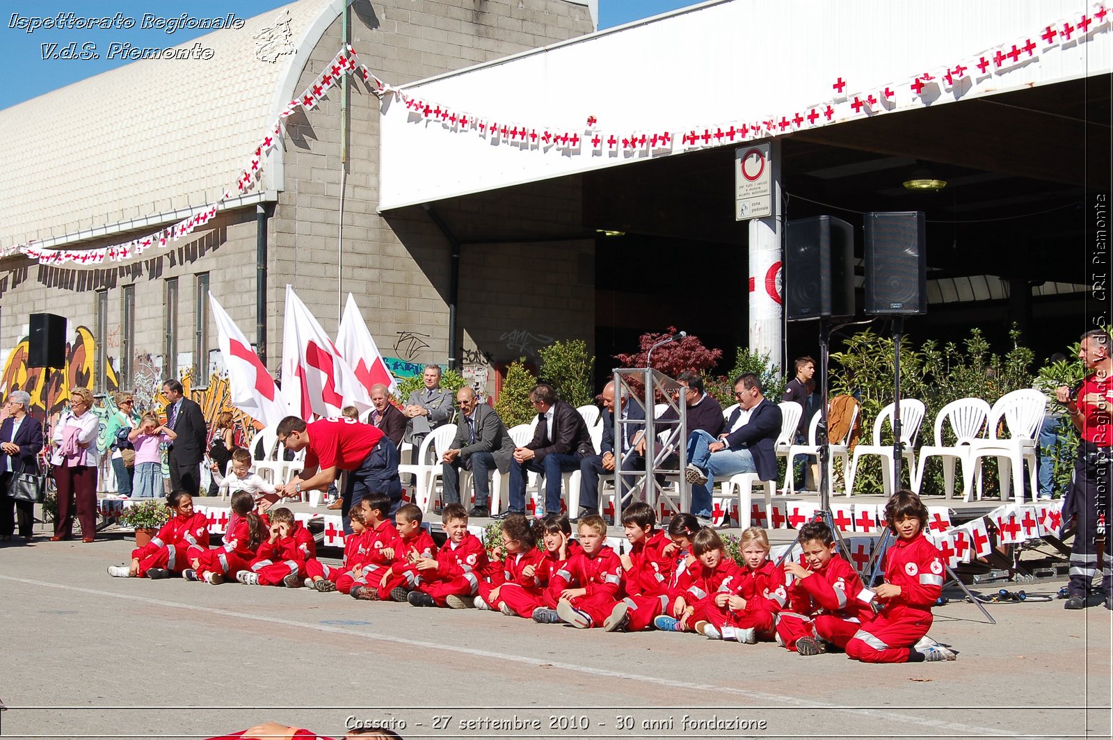 Cossato - 27 settembre 2010 - 30 anni fondazione -  Croce Rossa Italiana - Ispettorato Regionale Volontari del Soccorso Piemonte