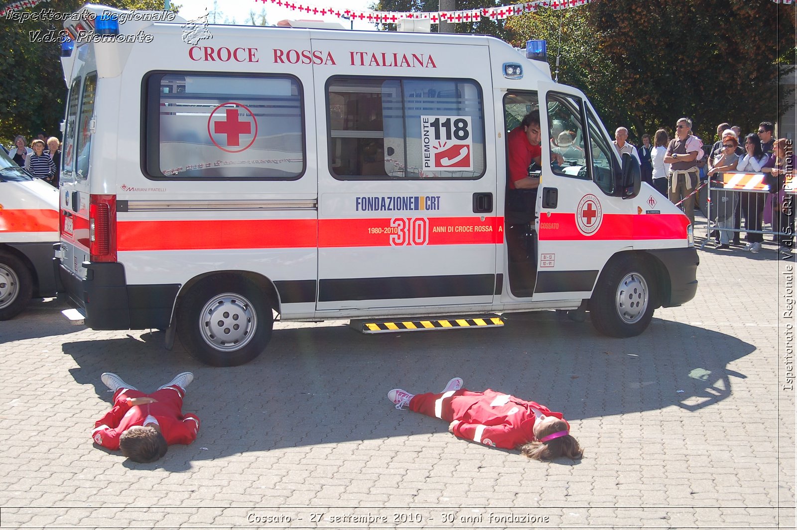 Cossato - 27 settembre 2010 - 30 anni fondazione -  Croce Rossa Italiana - Ispettorato Regionale Volontari del Soccorso Piemonte