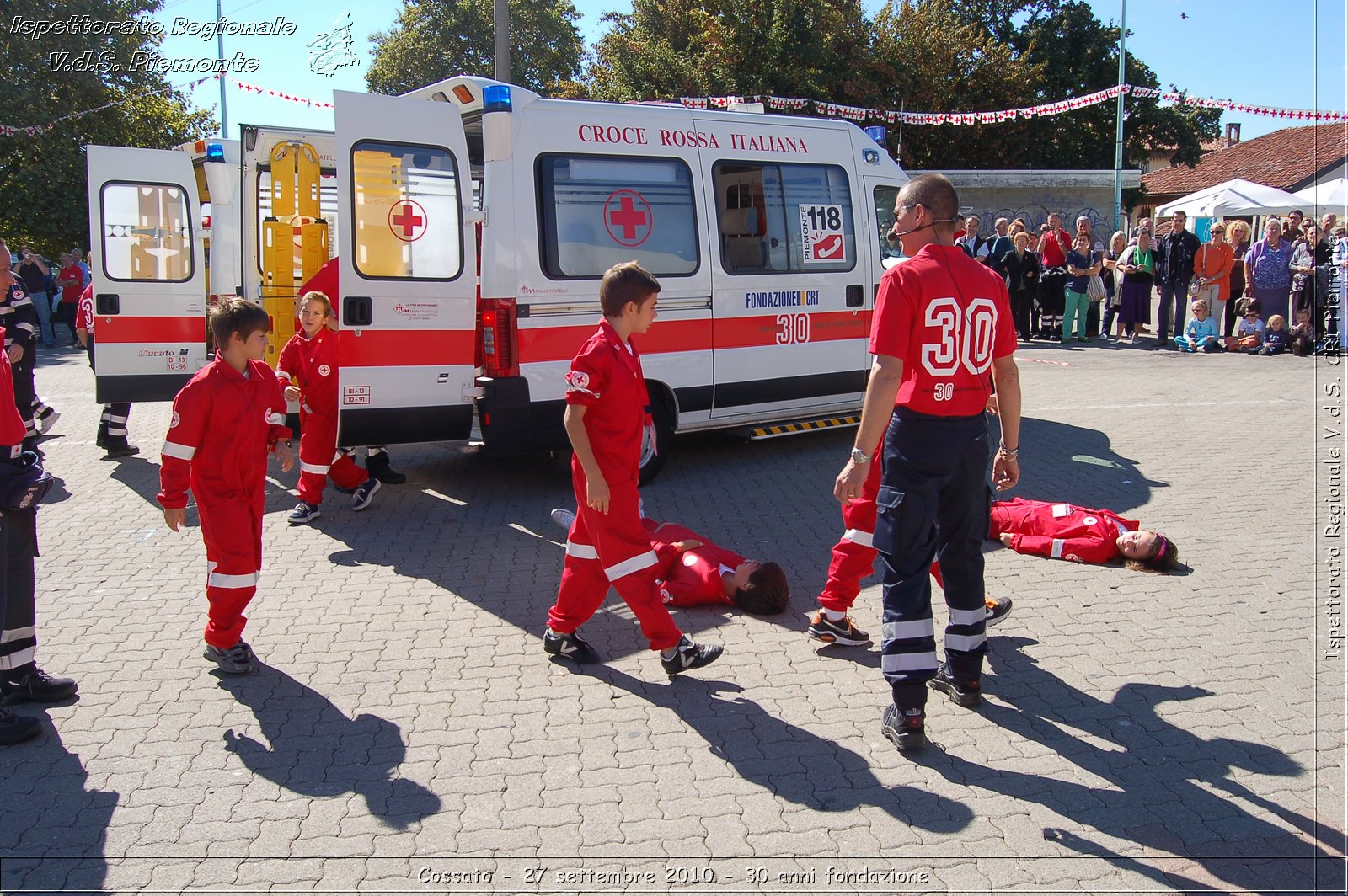 Cossato - 27 settembre 2010 - 30 anni fondazione -  Croce Rossa Italiana - Ispettorato Regionale Volontari del Soccorso Piemonte