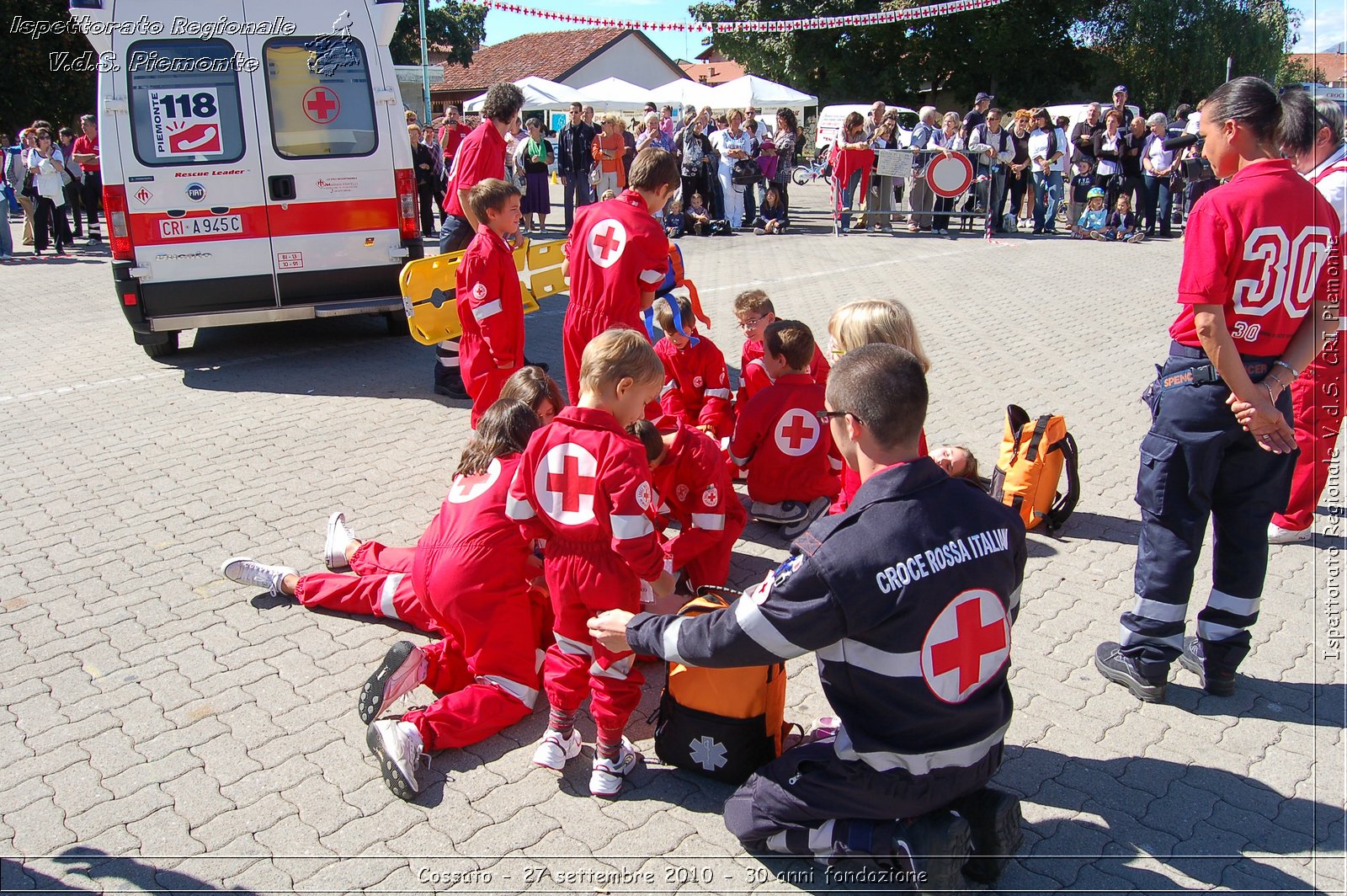 Cossato - 27 settembre 2010 - 30 anni fondazione -  Croce Rossa Italiana - Ispettorato Regionale Volontari del Soccorso Piemonte