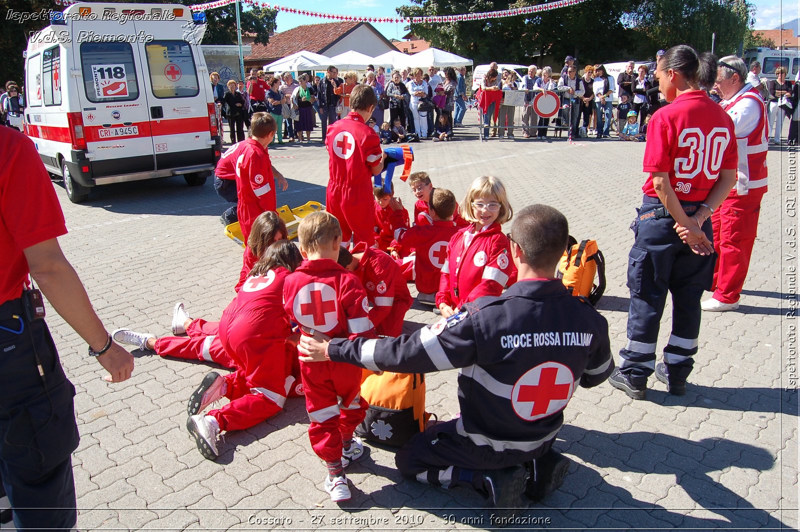 Cossato - 27 settembre 2010 - 30 anni fondazione -  Croce Rossa Italiana - Ispettorato Regionale Volontari del Soccorso Piemonte