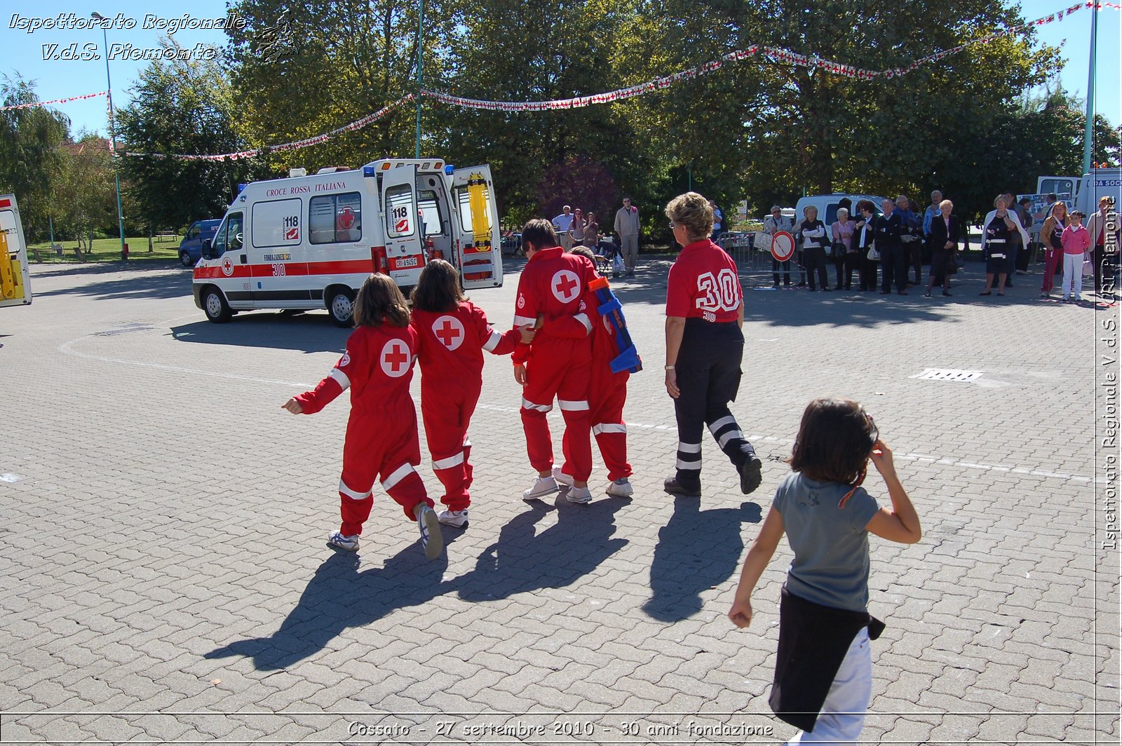 Cossato - 27 settembre 2010 - 30 anni fondazione -  Croce Rossa Italiana - Ispettorato Regionale Volontari del Soccorso Piemonte