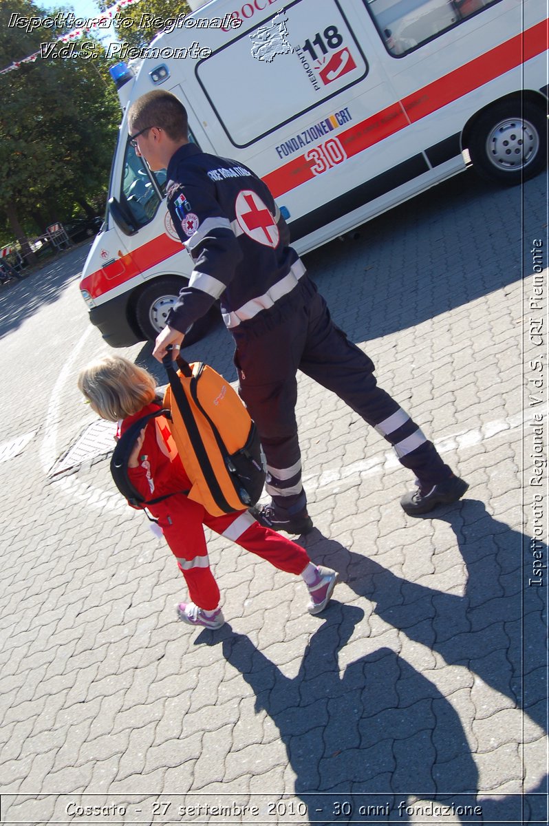 Cossato - 27 settembre 2010 - 30 anni fondazione -  Croce Rossa Italiana - Ispettorato Regionale Volontari del Soccorso Piemonte