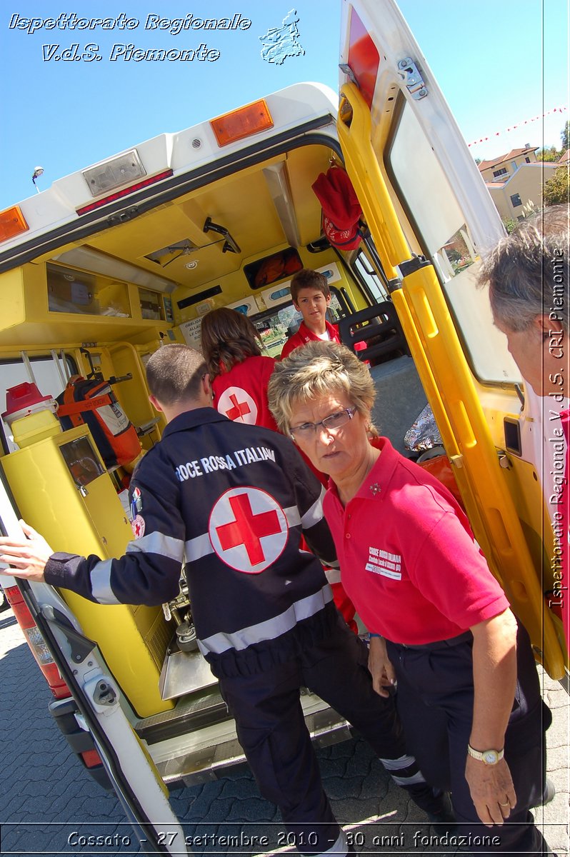 Cossato - 27 settembre 2010 - 30 anni fondazione -  Croce Rossa Italiana - Ispettorato Regionale Volontari del Soccorso Piemonte