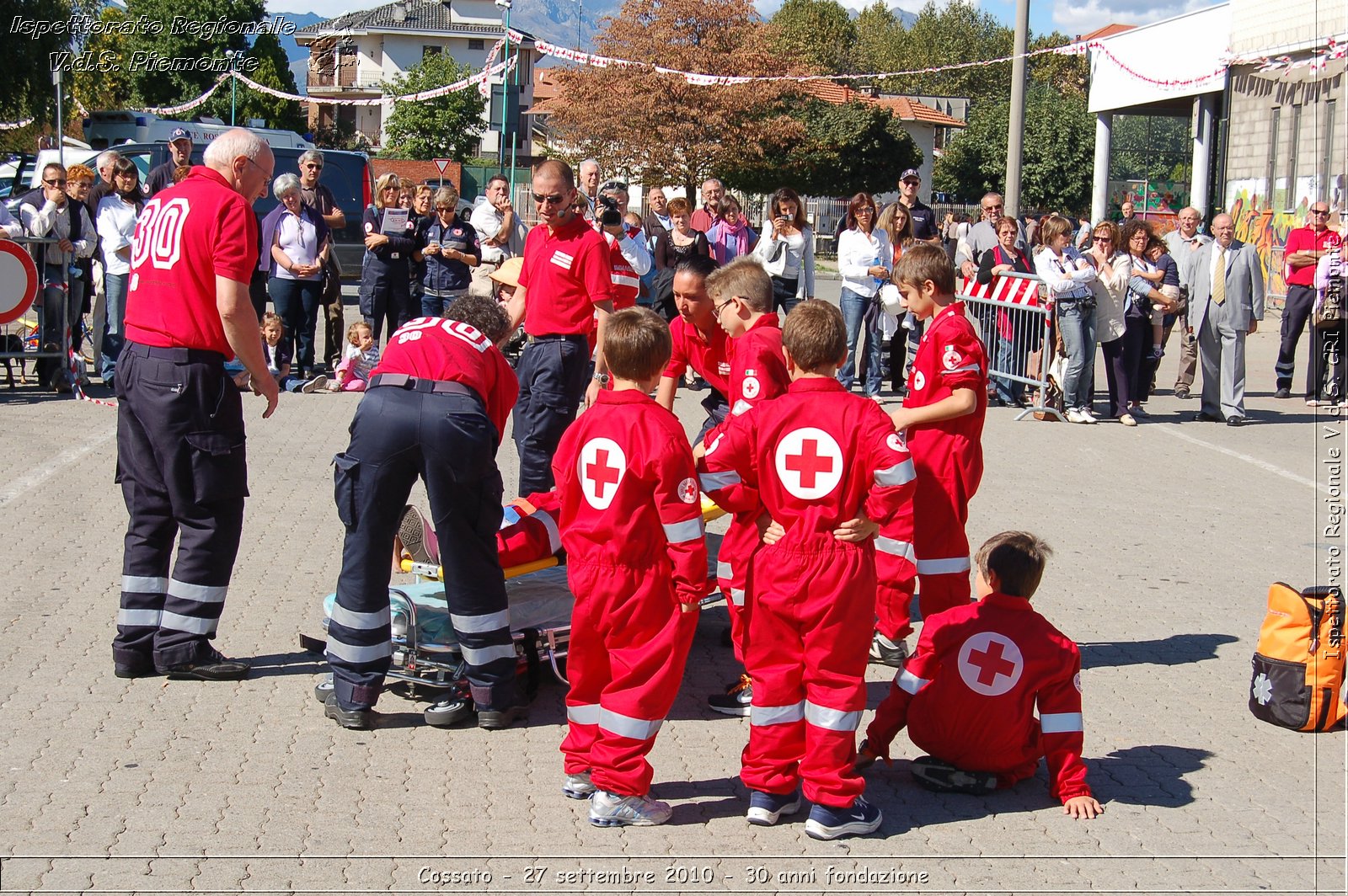 Cossato - 27 settembre 2010 - 30 anni fondazione -  Croce Rossa Italiana - Ispettorato Regionale Volontari del Soccorso Piemonte