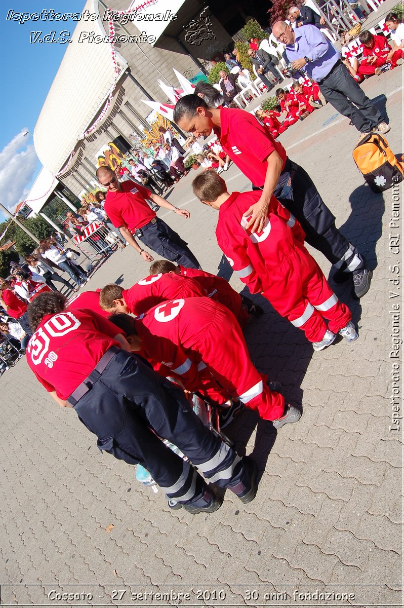 Cossato - 27 settembre 2010 - 30 anni fondazione -  Croce Rossa Italiana - Ispettorato Regionale Volontari del Soccorso Piemonte