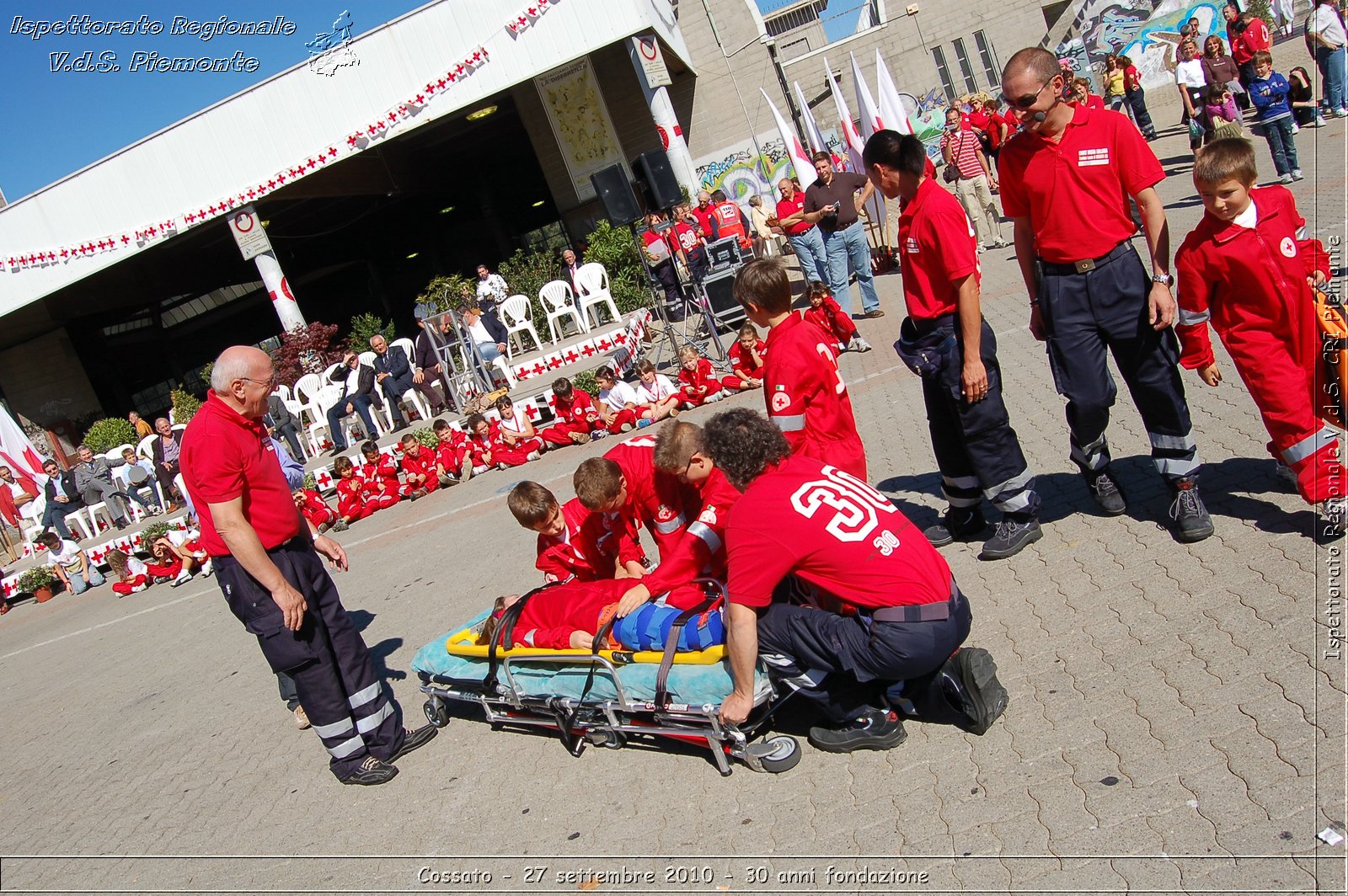 Cossato - 27 settembre 2010 - 30 anni fondazione -  Croce Rossa Italiana - Ispettorato Regionale Volontari del Soccorso Piemonte