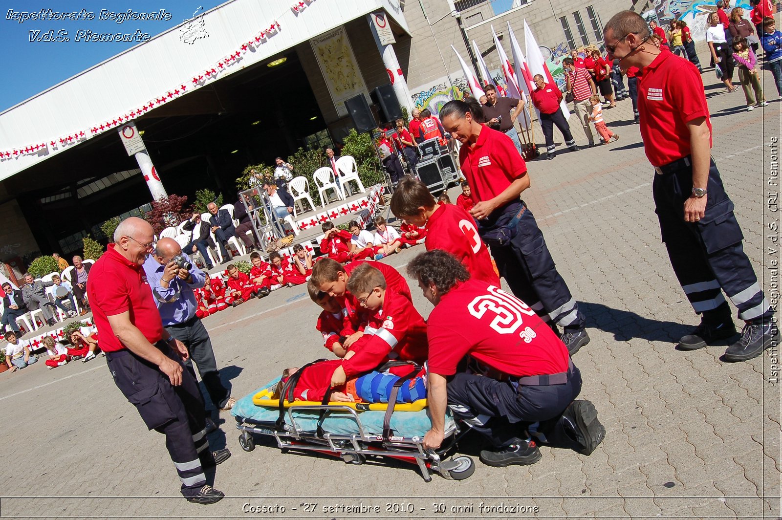 Cossato - 27 settembre 2010 - 30 anni fondazione -  Croce Rossa Italiana - Ispettorato Regionale Volontari del Soccorso Piemonte