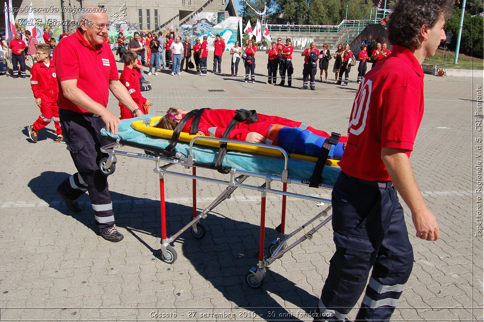 Cossato - 27 settembre 2010 - 30 anni fondazione -  Croce Rossa Italiana - Ispettorato Regionale Volontari del Soccorso Piemonte