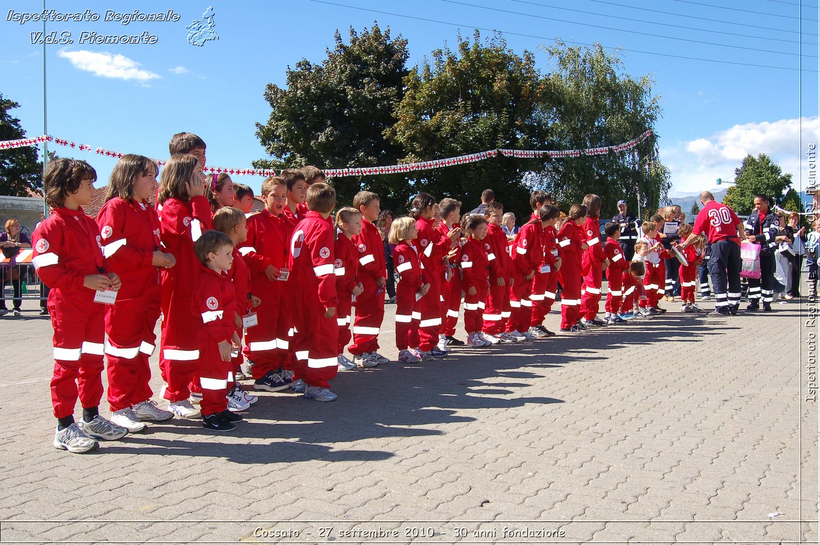 Cossato - 27 settembre 2010 - 30 anni fondazione -  Croce Rossa Italiana - Ispettorato Regionale Volontari del Soccorso Piemonte