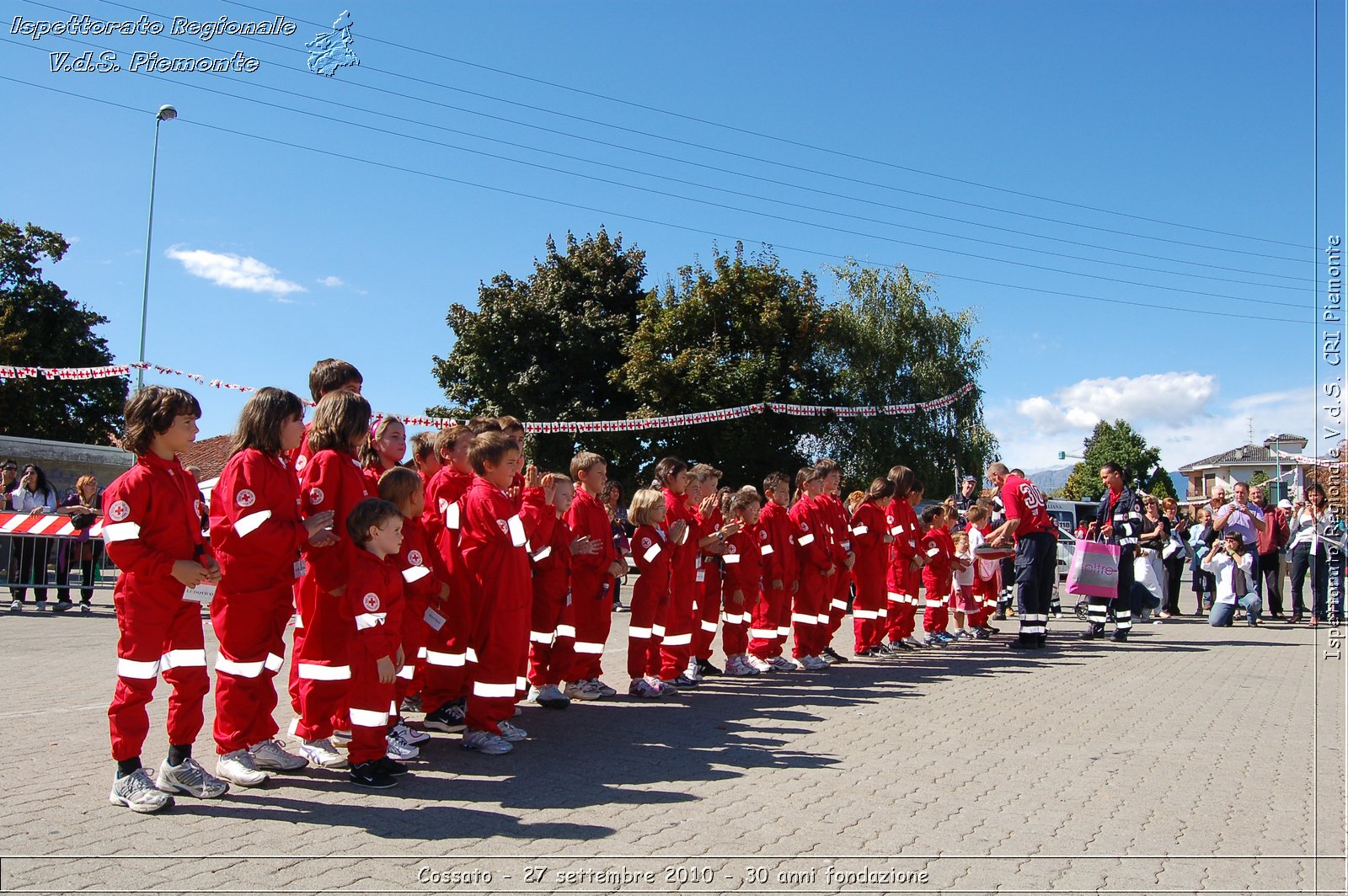 Cossato - 27 settembre 2010 - 30 anni fondazione -  Croce Rossa Italiana - Ispettorato Regionale Volontari del Soccorso Piemonte