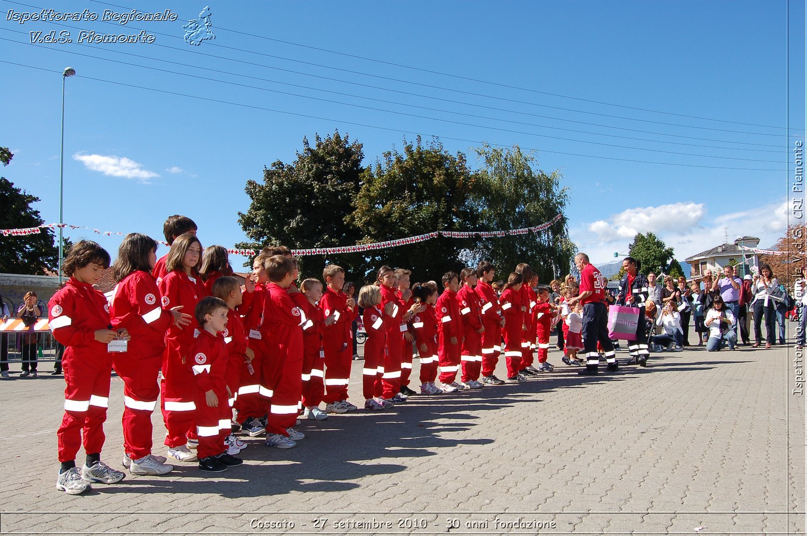 Cossato - 27 settembre 2010 - 30 anni fondazione -  Croce Rossa Italiana - Ispettorato Regionale Volontari del Soccorso Piemonte