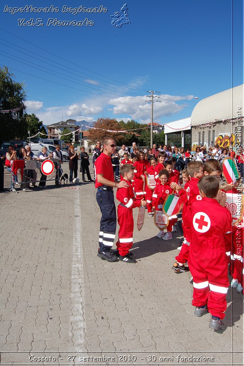 Cossato - 27 settembre 2010 - 30 anni fondazione -  Croce Rossa Italiana - Ispettorato Regionale Volontari del Soccorso Piemonte