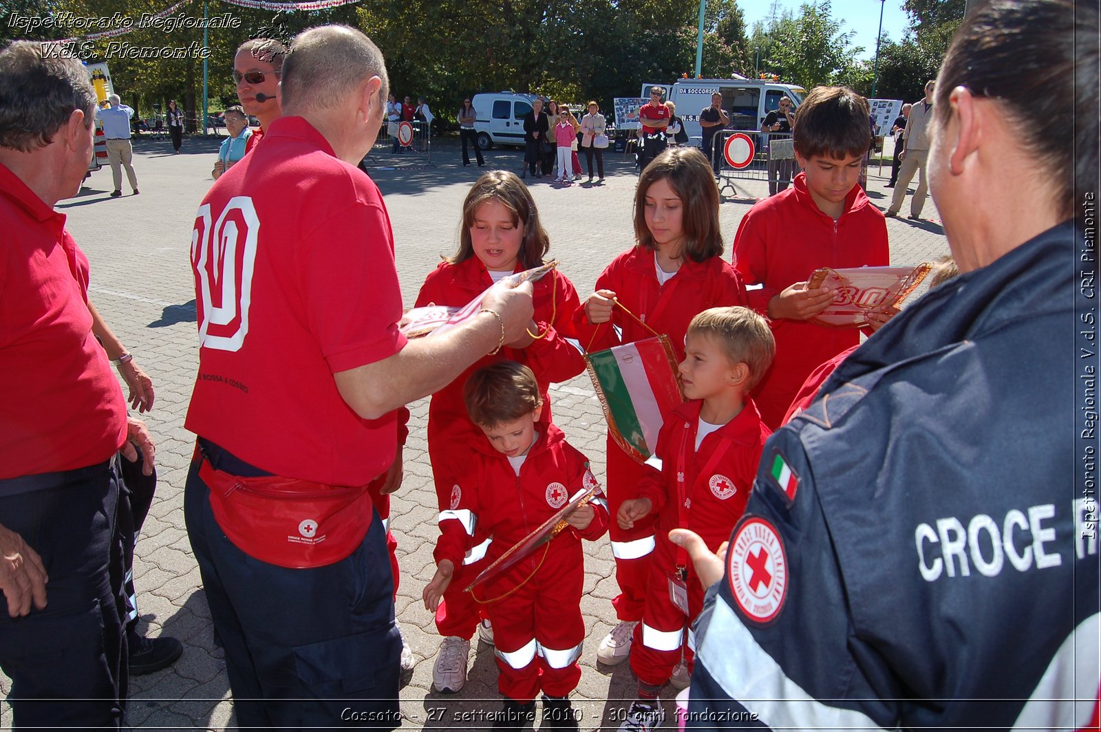 Cossato - 27 settembre 2010 - 30 anni fondazione -  Croce Rossa Italiana - Ispettorato Regionale Volontari del Soccorso Piemonte