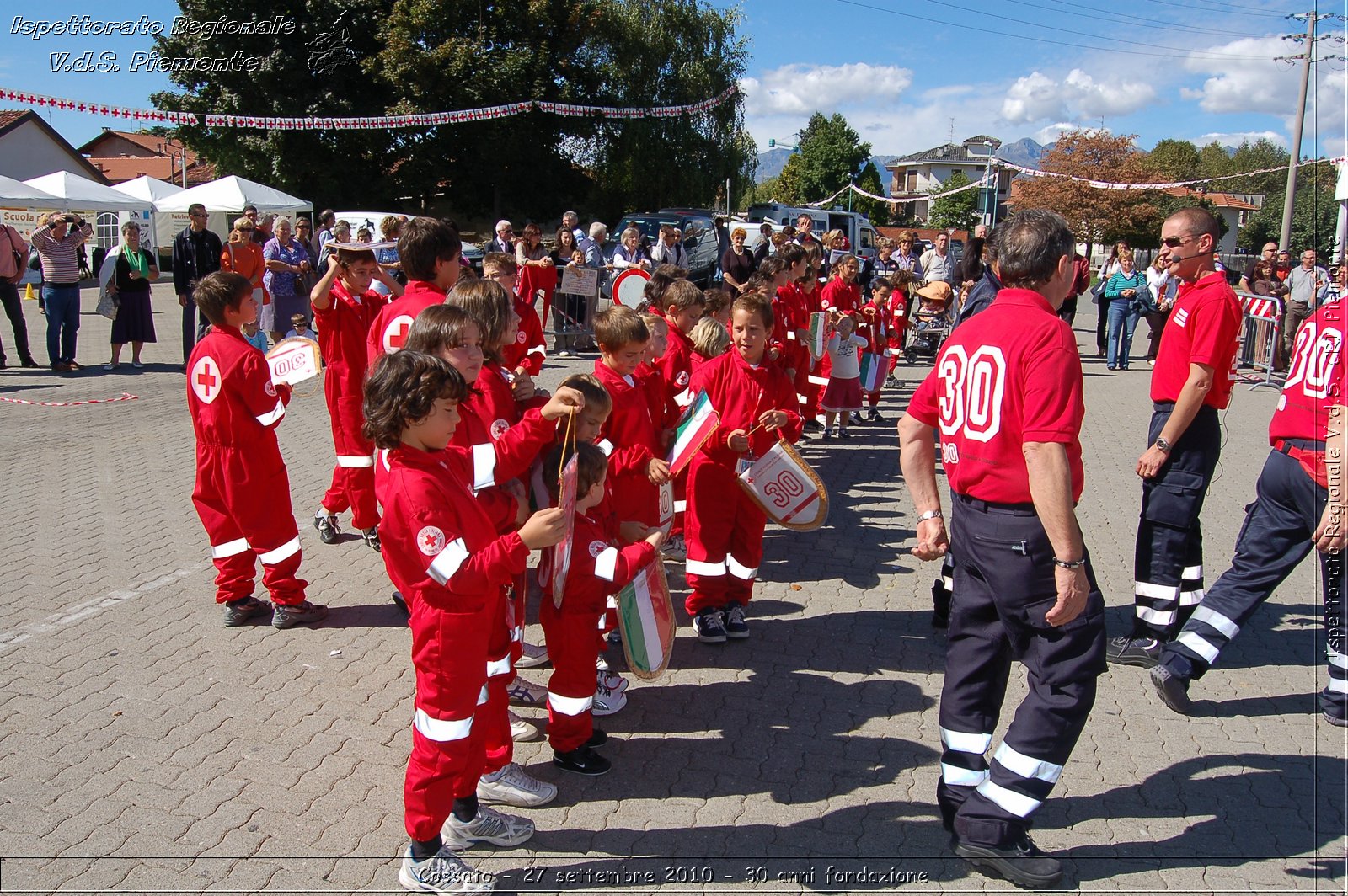 Cossato - 27 settembre 2010 - 30 anni fondazione -  Croce Rossa Italiana - Ispettorato Regionale Volontari del Soccorso Piemonte