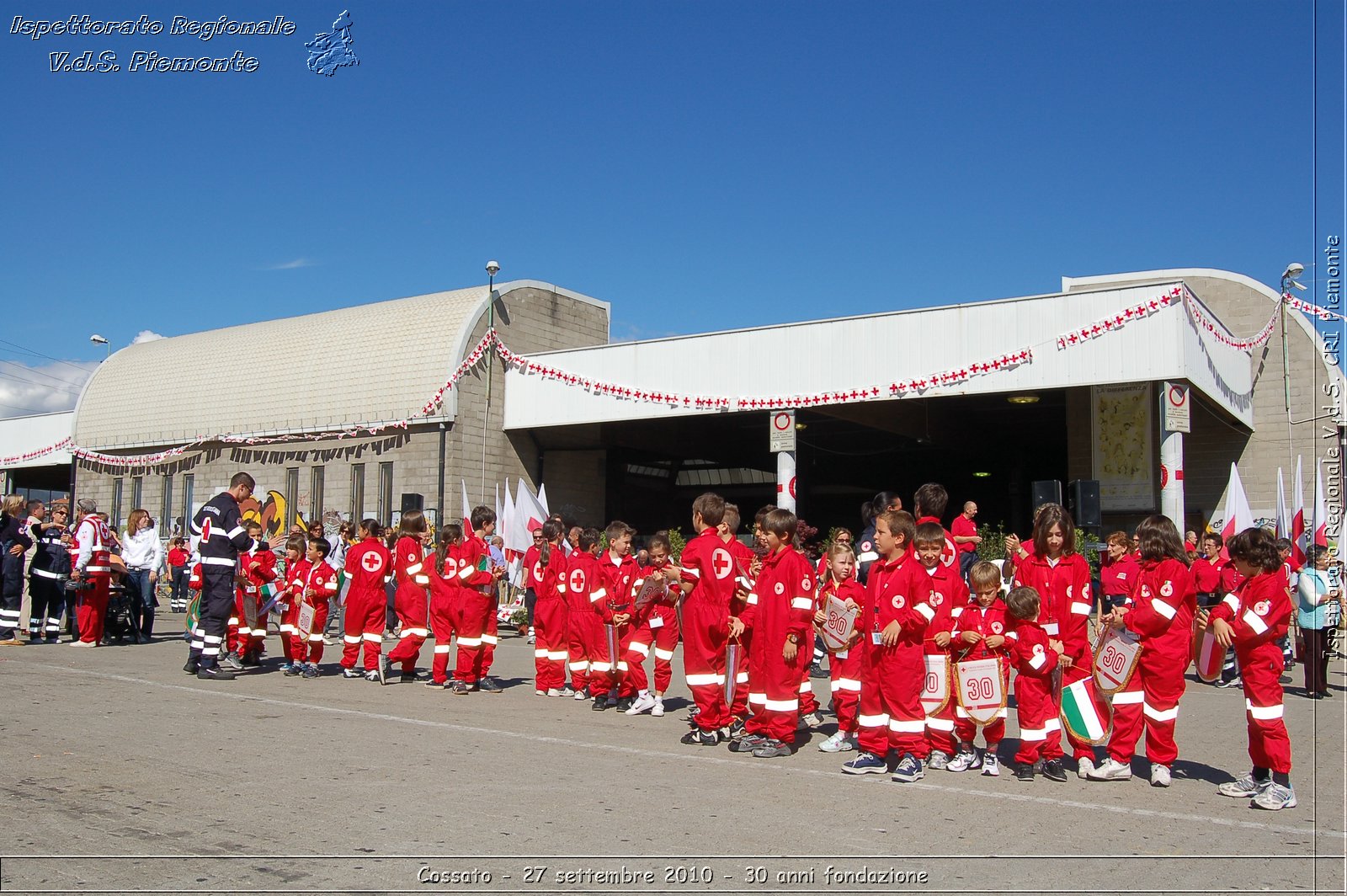 Cossato - 27 settembre 2010 - 30 anni fondazione -  Croce Rossa Italiana - Ispettorato Regionale Volontari del Soccorso Piemonte