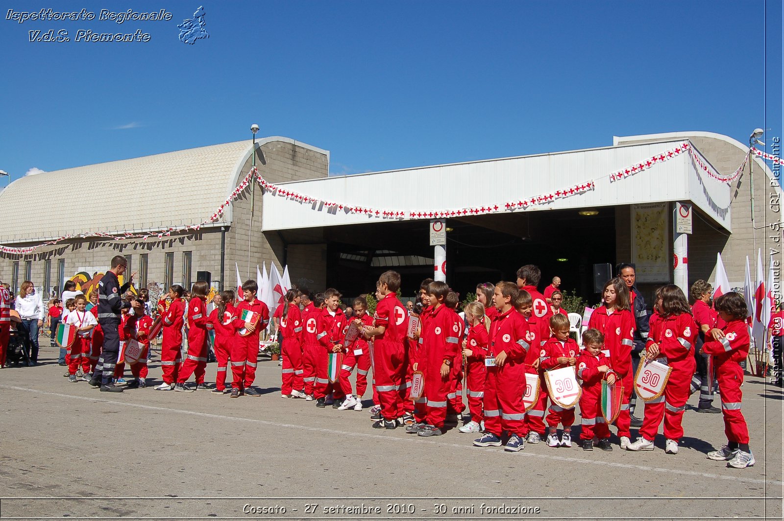 Cossato - 27 settembre 2010 - 30 anni fondazione -  Croce Rossa Italiana - Ispettorato Regionale Volontari del Soccorso Piemonte