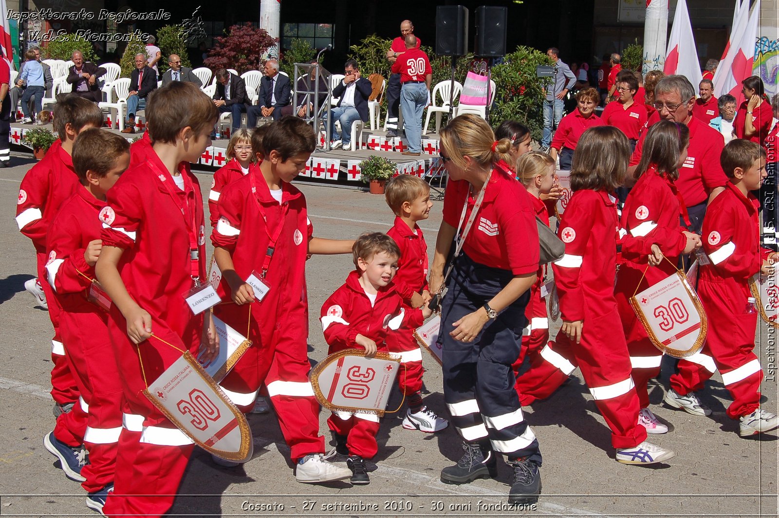 Cossato - 27 settembre 2010 - 30 anni fondazione -  Croce Rossa Italiana - Ispettorato Regionale Volontari del Soccorso Piemonte