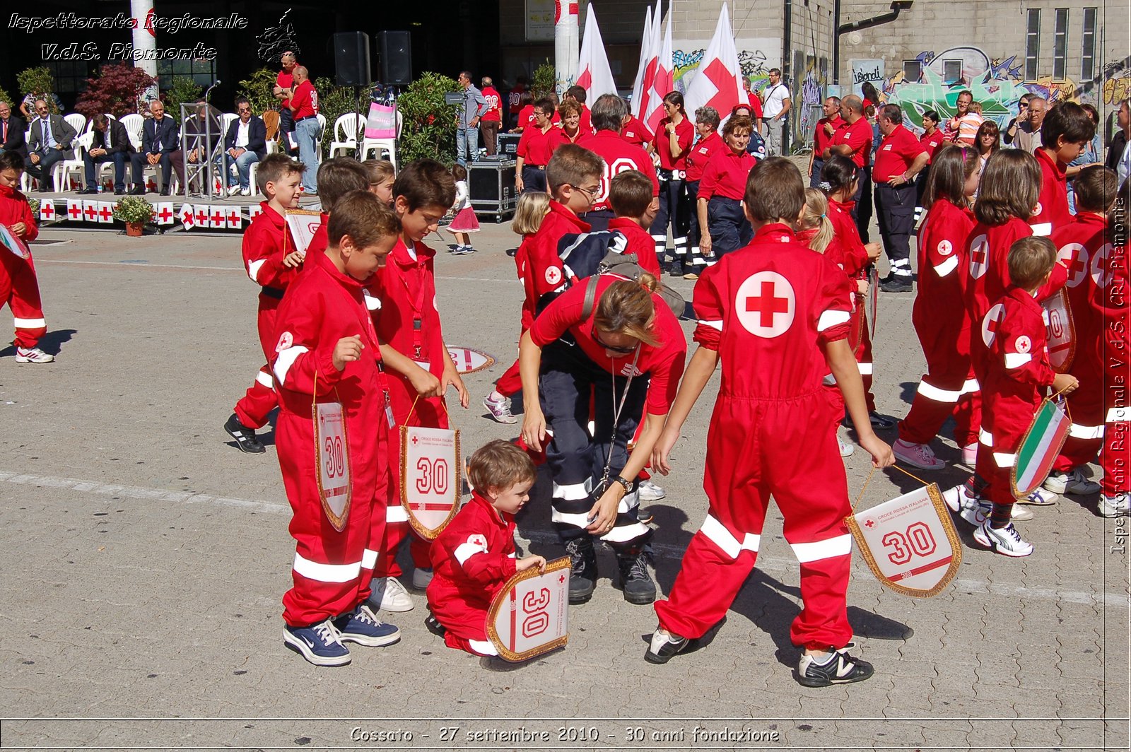 Cossato - 27 settembre 2010 - 30 anni fondazione -  Croce Rossa Italiana - Ispettorato Regionale Volontari del Soccorso Piemonte