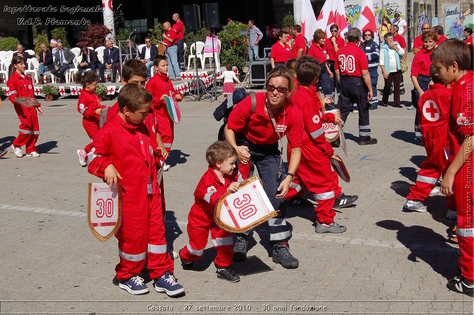 Cossato - 27 settembre 2010 - 30 anni fondazione -  Croce Rossa Italiana - Ispettorato Regionale Volontari del Soccorso Piemonte