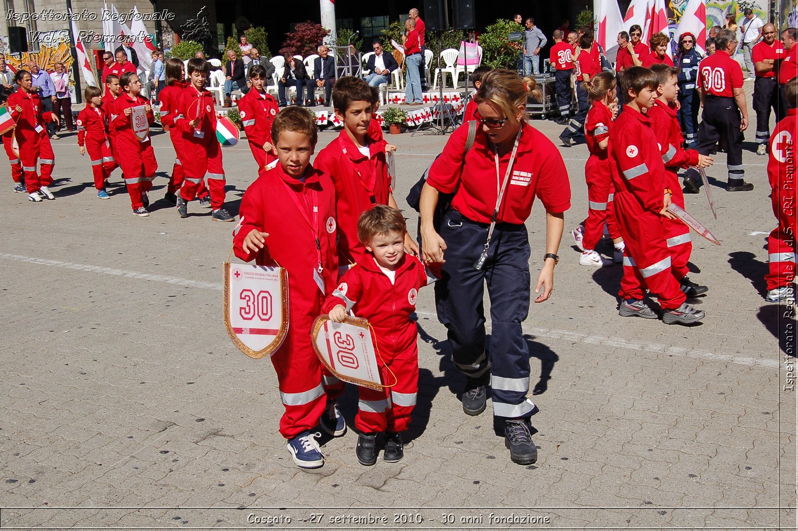 Cossato - 27 settembre 2010 - 30 anni fondazione -  Croce Rossa Italiana - Ispettorato Regionale Volontari del Soccorso Piemonte