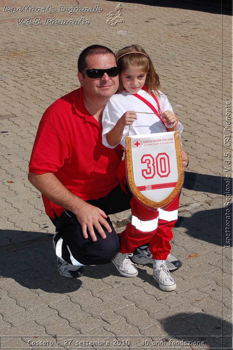 Cossato - 27 settembre 2010 - 30 anni fondazione -  Croce Rossa Italiana - Ispettorato Regionale Volontari del Soccorso Piemonte