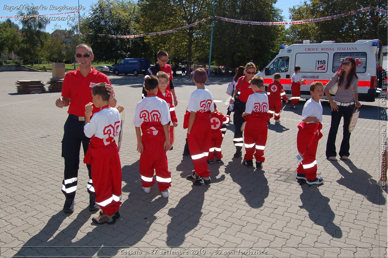 Cossato - 27 settembre 2010 - 30 anni fondazione -  Croce Rossa Italiana - Ispettorato Regionale Volontari del Soccorso Piemonte