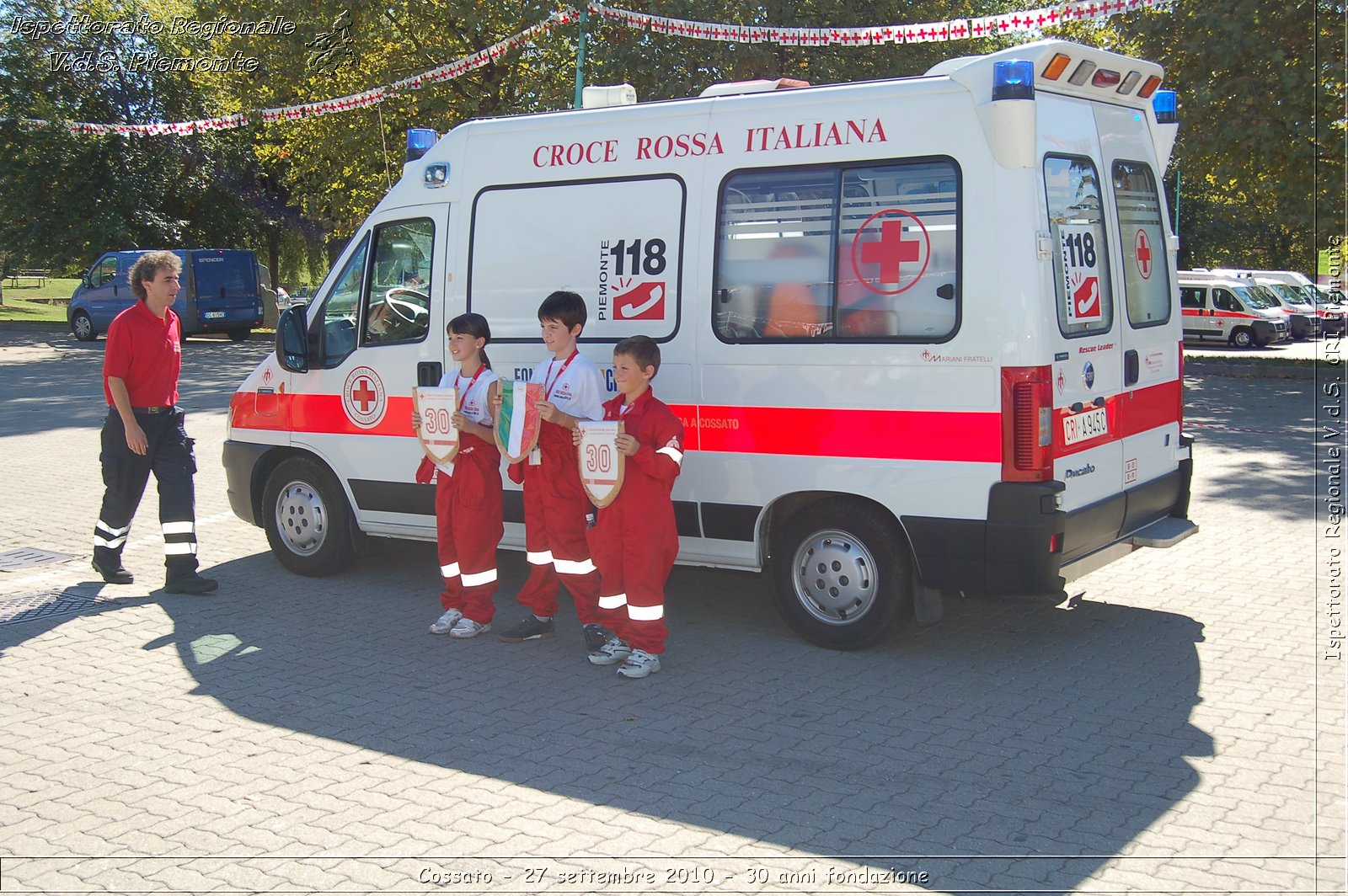 Cossato - 27 settembre 2010 - 30 anni fondazione -  Croce Rossa Italiana - Ispettorato Regionale Volontari del Soccorso Piemonte